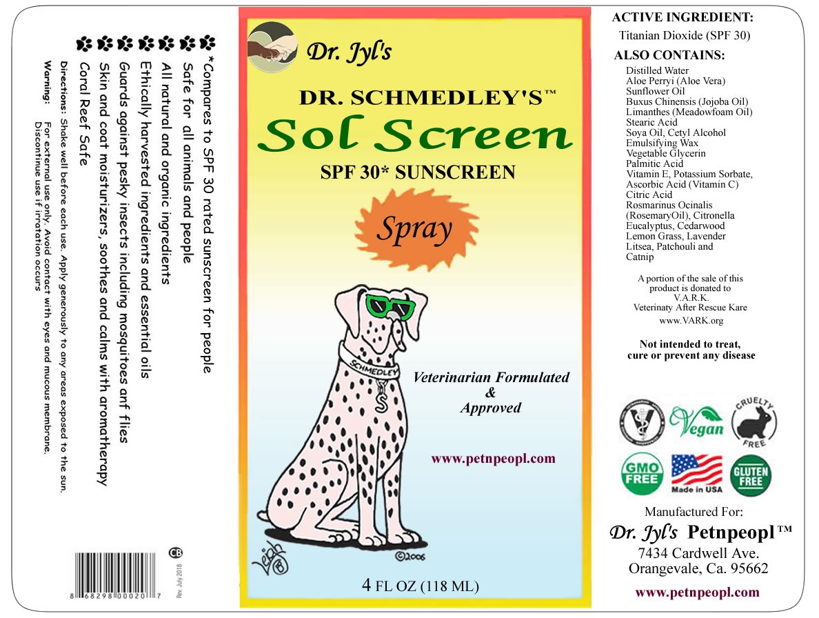 Schmedley spray label
