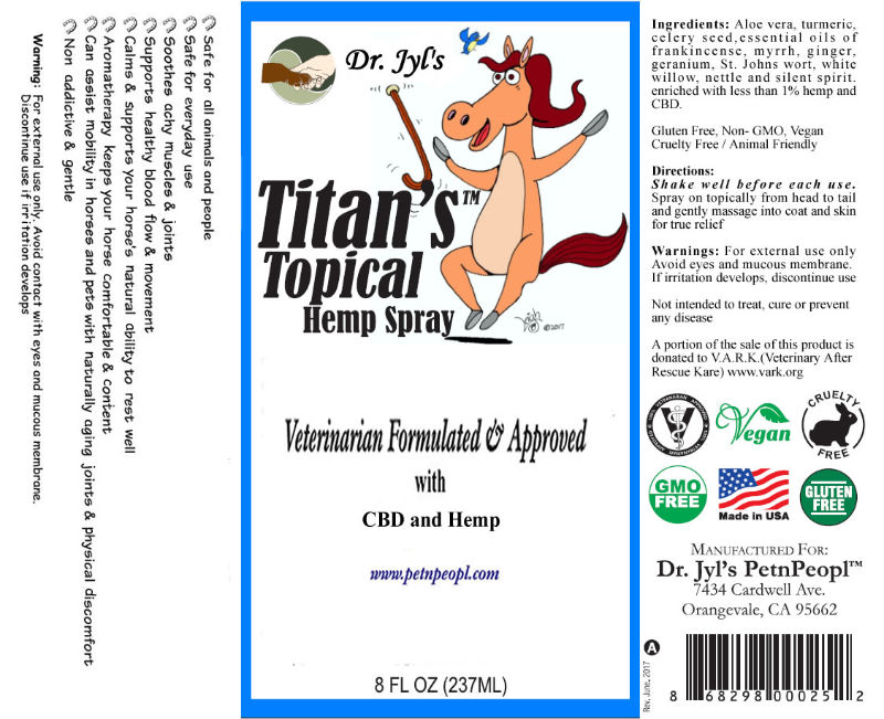 Titan's label
